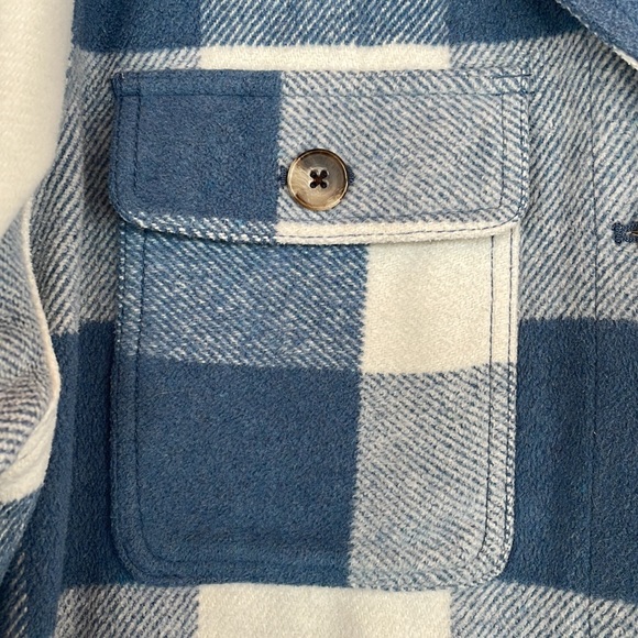Old Navy Shacket Jacket Shirt. Soft Brushed Buffalo Check. EUC Size 2X. - Picture 2 of 10